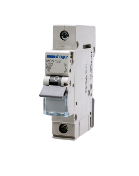 Hager MCN 132 LS-Schalter C32 / 6kA Sicherung Automat Leitungsschutzschalter 32A